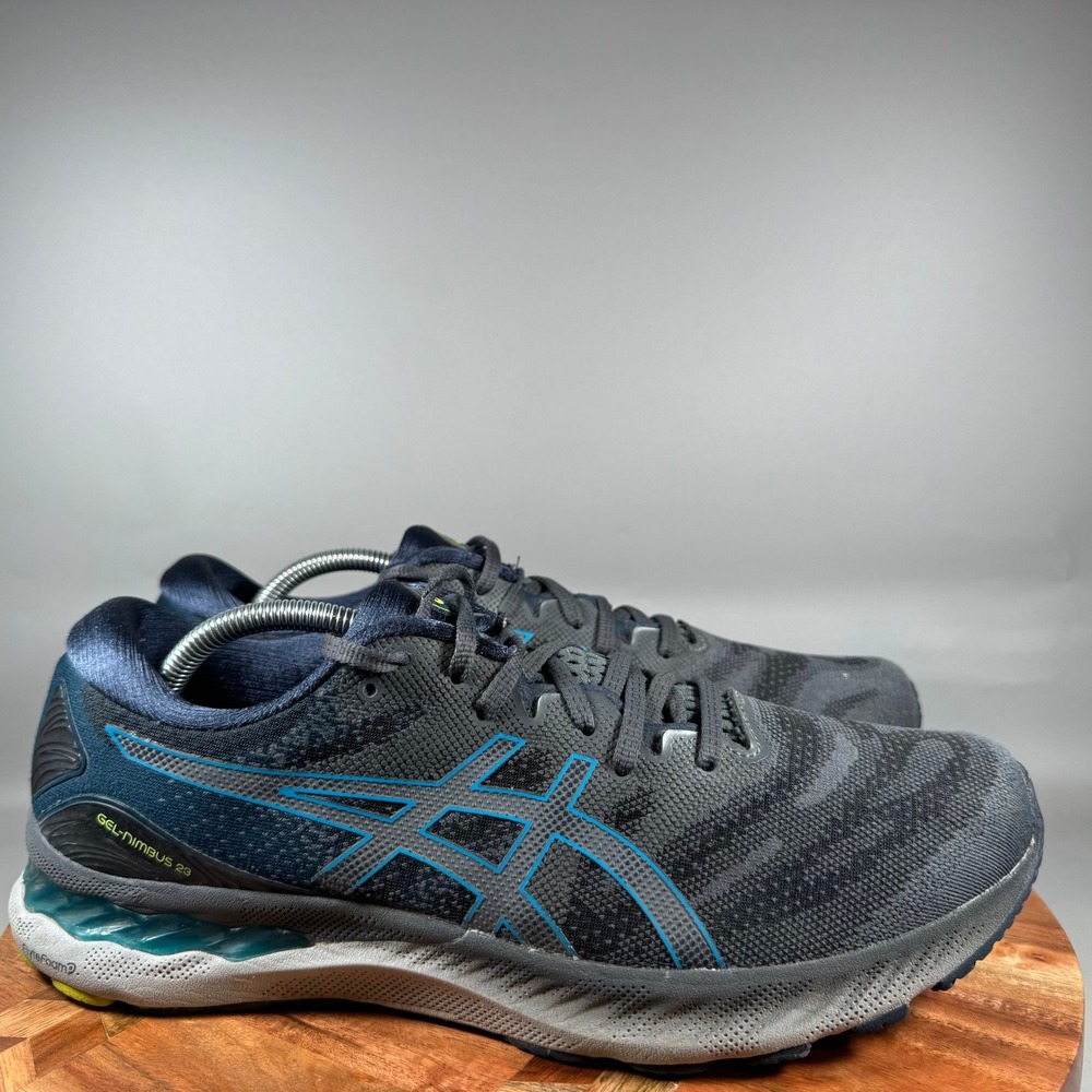 ASICS GEL-Nimbus 23 Mens Running Shoes Size 11 Grey Blue 1011B004